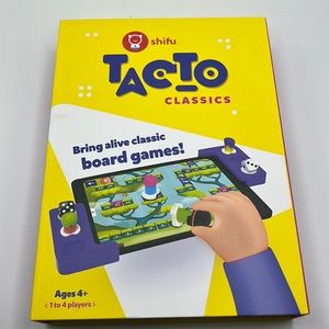 PlayShifu Interactive Board Games Tacto Classic Checkers,Ladders,Ludo,TicTacToe